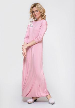 Платье домашнее Petit Pas. Цвет: розовый
