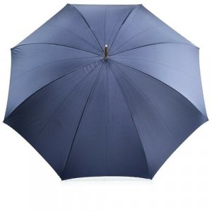 Зонт-трость, синий, золотой Pasotti. Цвет: синий/золотистый