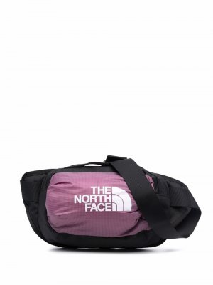Поясная сумка с логотипом The North Face. Цвет: черный