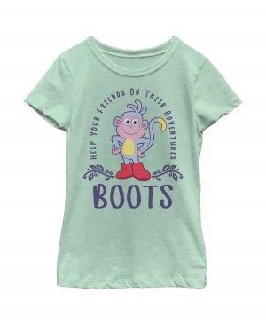 Детская футболка с сапогами «Дора-исследовательница приключений» для девочек Nickelodeon