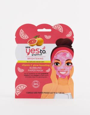 Листовая маска для лица Yes To Grapefruit