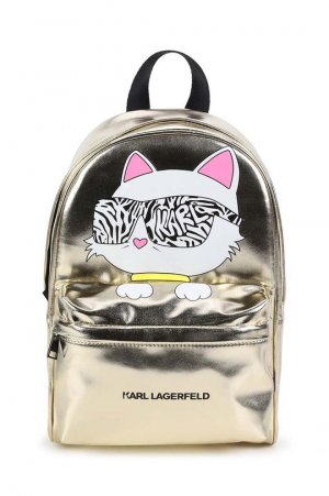 Детский рюкзак, золотой Karl Lagerfeld