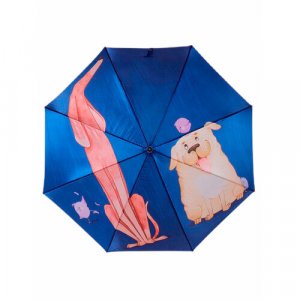 Зонт , синий Lamberti. Цвет: синий