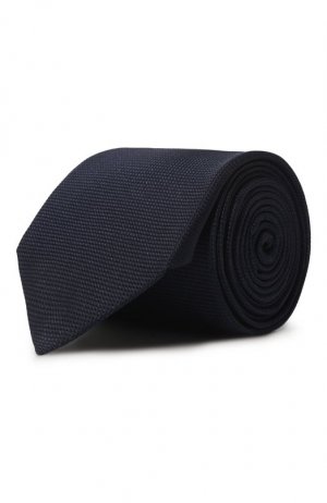 Шелковый галстук Corneliani. Цвет: синий