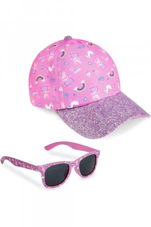 Кепка и солнцезащитные очки , розовый Peppa Pig