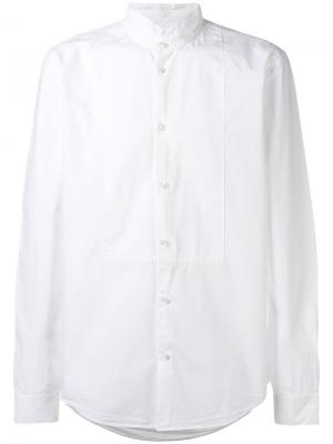 Рубашка без воротника с длинными рукавами Dondup. Цвет: белый