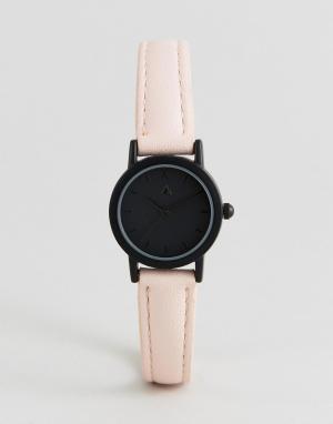 Часы с черным циферблатом и розовым ремешком ASOS Curve. Цвет: мульти