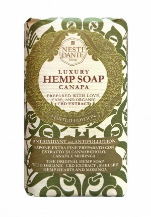 Мыло Nesti Dante Luxury hemp soap/Роскошное конопляное 250 г. Цвет: белый