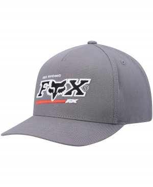 Мужская серая кепка Snapback с ремешком Racing Powerband Fox