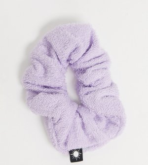 Сиреневая резинка для волос из махровой ткани COLLUSION-Фиолетовый цвет Collusion