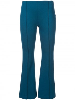 Укороченные расклешенные брюки Rosetta Getty. Цвет: синий