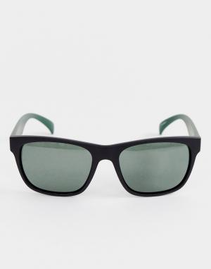 Черные поляризационные солнцезащитные очки в квадратной оправе -Черный Esprit