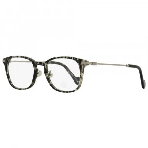 Men s Rectangular Eyeglasses ML5078D 056 Gray Havana 53mm Moncler
