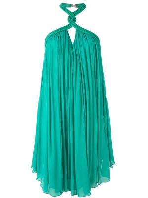 Платье с петлей-хальтер Jay Ahr. Цвет: зелёный