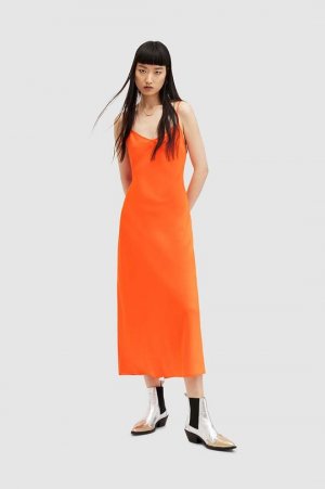 Платье Бриони, оранжевый AllSaints
