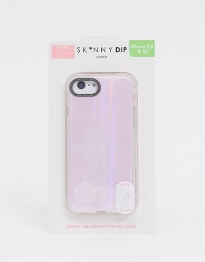 Сиреневый чехол для iPhone с голографическим эффектом -Фиолетовый Skinnydip