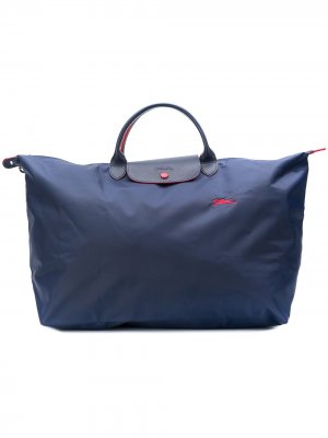 Большая дорожная сумка Le Pliage Longchamp. Цвет: синий