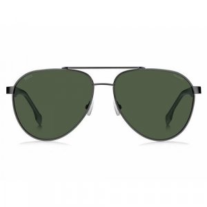 Солнцезащитные очки Boss 1485/S MFK UC UC, серый, черный. Цвет: черный