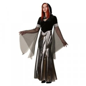 Карнавальный костюм Вампирша, платье, р.48-50 Батик. Цвет: разноцветный