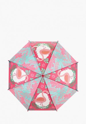 Зонт складной Kenkä. Цвет: розовый