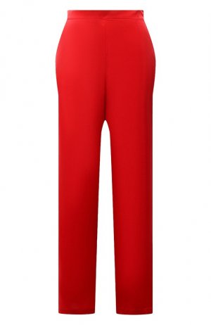 Шелковые брюки Aubade. Цвет: красный