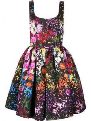 Floral print flared dress Jonathan Cohen. Цвет: многоцветный