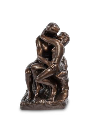 Статуэтка Поцелуй Огюста Родена (Museum.Parastone) Parastone. Цвет: коричневый