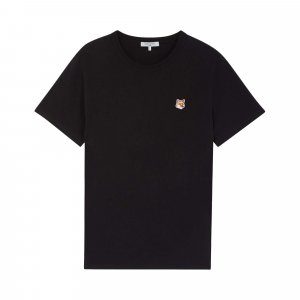 Классическая футболка Fox Head Patch, цвет Черный Maison Kitsuné