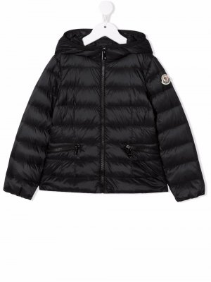 Padded zip-up jacket Moncler Enfant. Цвет: черный