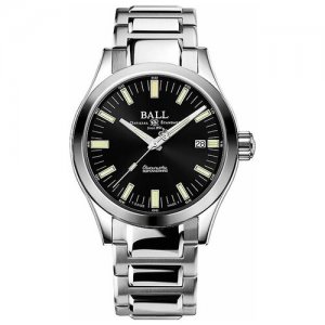 Наручные часы NM2032C-S1C-BK BALL. Цвет: серебристый