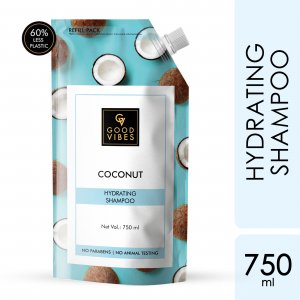 Coconut Увлажняющий шампунь (сменная упаковка) (750 мл) Good Vibes