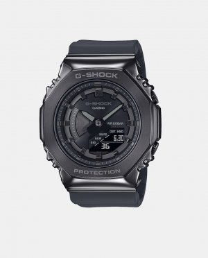 GM Series GM-S2100B-8AER Женские часы из черного каучука , черный Casio