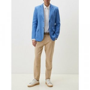 Пиджак , размер 48/170, голубой Berkytt. Цвет: голубой