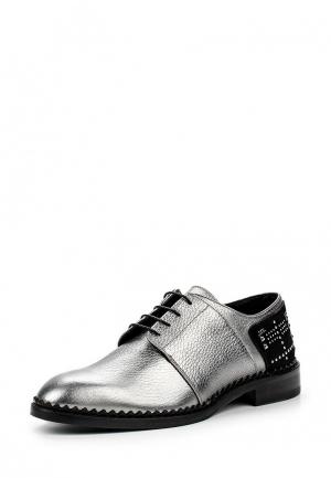 Ботинки John Galliano JO658AWKIH93. Цвет: серебряный