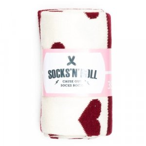 Носки SocksNRoll, размер 25, красный Socks'N'Roll. Цвет: красный