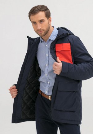 Куртка утепленная Jan Steen. Цвет: синий