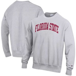 Мужской пуловер обратного переплетения с аркой из меланжевого цвета Florida State Seminoles Arch плетения, толстовка Champion
