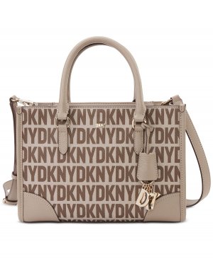 Маленькая сумка-портфель с логотипом Perri Soho DKNY
