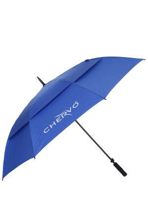 Зонт с логотипом CHERVO. Цвет: синий