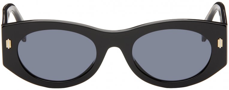 Черные солнцезащитные очки Roma , цвет Shiny black/Blue Fendi