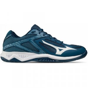 Кроссовки , волейбольные, размер 8 (RU40), синий Mizuno. Цвет: синий