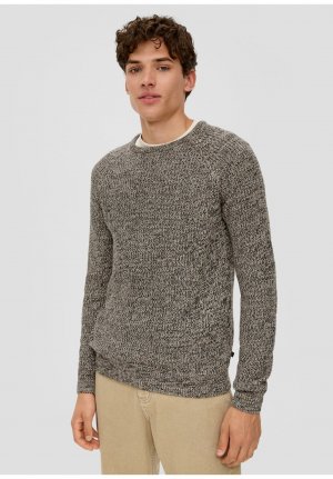 Вязаный свитер MIT RAGLANÄRMEL , цвет sandfarben QS