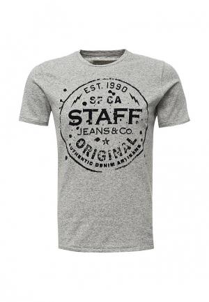 Футболка Staff Jeans & Co.. Цвет: серый