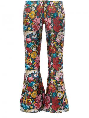 Укороченные брюки с цветочным принтом Marquesalmeida Marques'almeida. Цвет: многоцветный