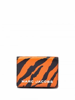 Бумажник Bold с тигровым принтом Marc Jacobs. Цвет: черный