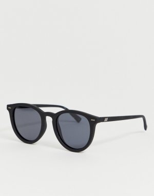 Черные солнцезащитные очки в круглой оправе fire starter-Черный Le Specs