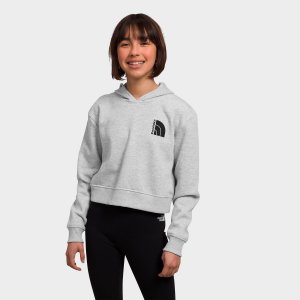 Флисовый пуловер с капюшоном Camp для девочек, черный The North Face