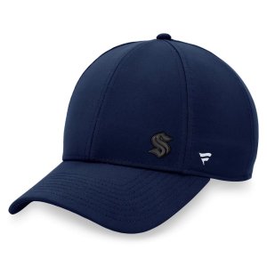 Женская регулируемая шляпа с фирменным логотипом Deep Sea Blue Seattle Kraken Authentic Pro Road Fanatics