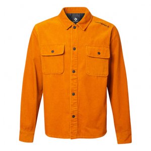 Куртка Men's Sports Cargo corduroy Shirt Jacket Yellow, желтый Converse
