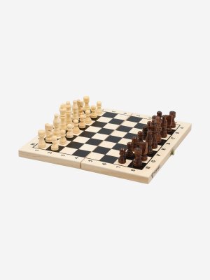 Настольная игра 2 в 1: шахматы, шашки , Бежевый Torneo. Цвет: бежевый
